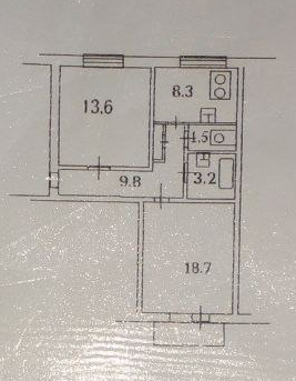 Продажа 2-комнатной квартиры 55.7 м², Леси Украинки бул., 29