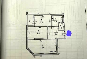 Продаж 2-кімнатної квартири 55 м², Світла вул., 3Д ("Східна Брама")