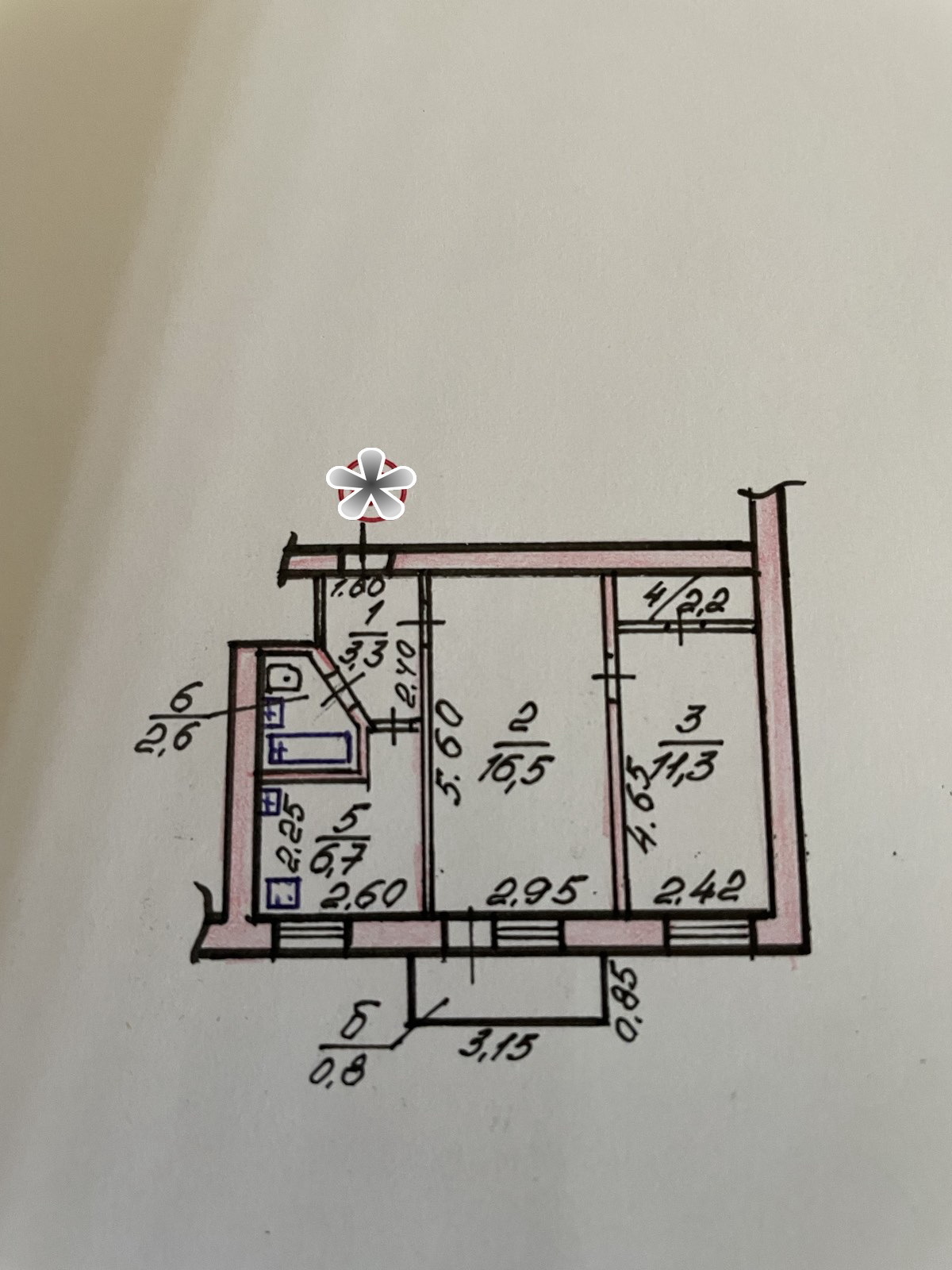 Продажа 2-комнатной квартиры 44 м², Генерала Карпенко ул.