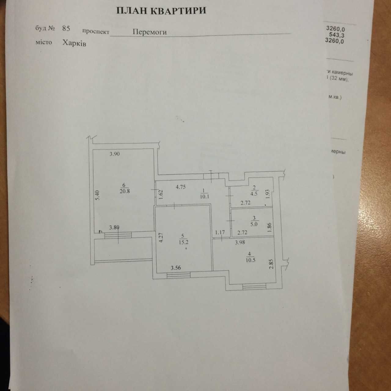 Оренда 2-кімнатної квартири 68 м²