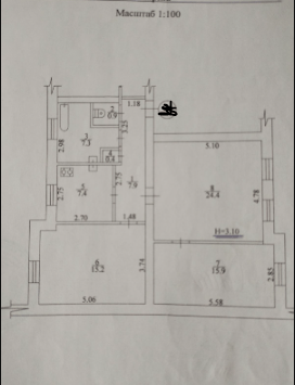 Продажа 3-комнатной квартиры 80 м²