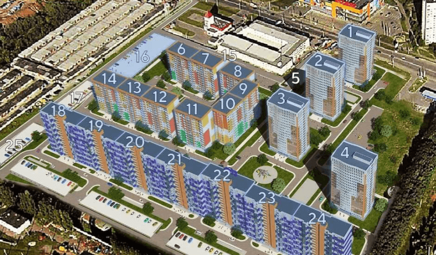 Продажа 1-комнатной квартиры 42 м²