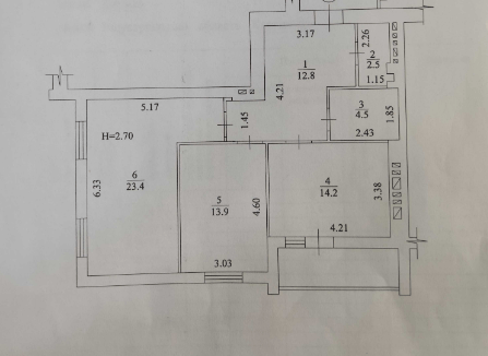 Продаж 2-кімнатної квартири 73 м²