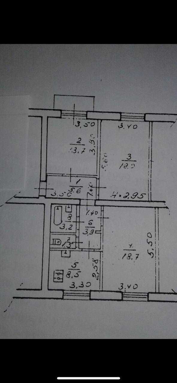 Продажа 3-комнатной квартиры 73 м²