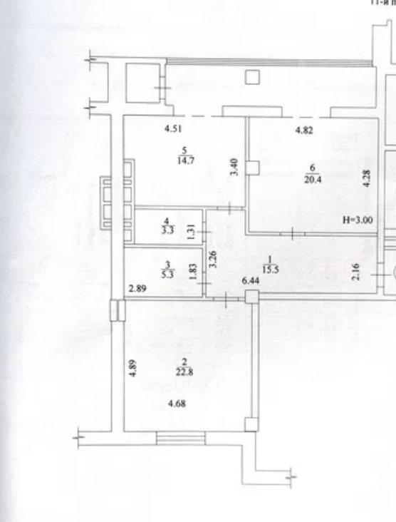 Продажа 2-комнатной квартиры 93 м²