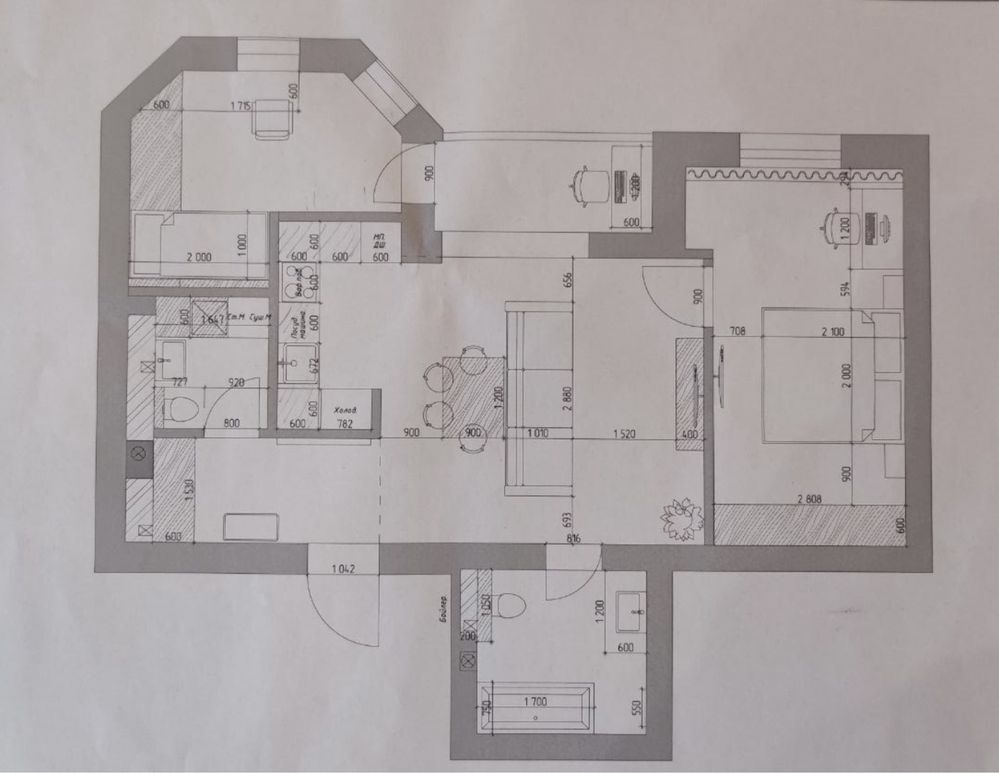 Продаж 2-кімнатної квартири 70 м²