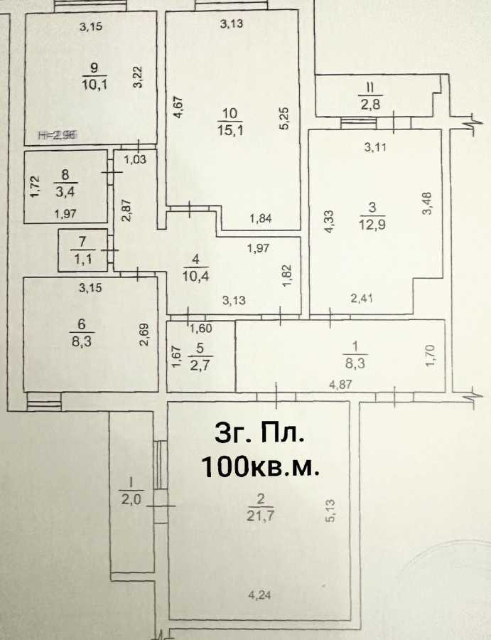 Продажа 4-комнатной квартиры 100 м², Ивана Улитина ул., Пулюя, 5б