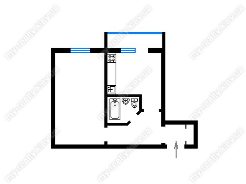 Продажа 1-комнатной квартиры 32 м², Борщаговская ул., 16