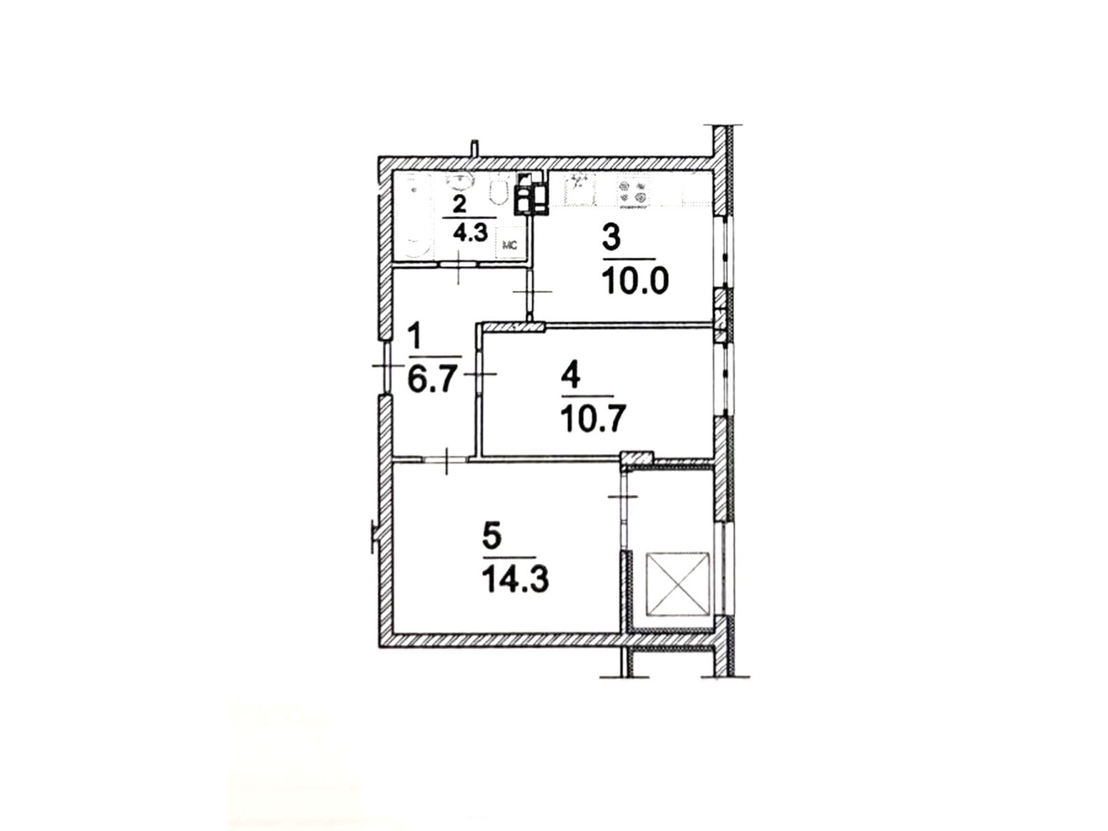 Продажа 2-комнатной квартиры 48.3 м², ЖК Scandia, ДОМ 2