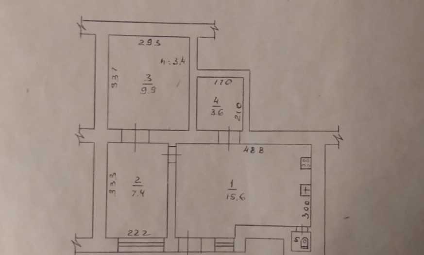 Продажа 2-комнатной квартиры 38 м², Тираспольская ул.