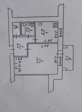 Продажа 1-комнатной квартиры 34 м², Прокофьева ул.