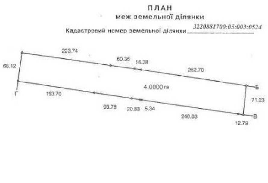 Продаж ділянки для особистого сільського господарства 400 соток, Вороньков, улица Вороньків