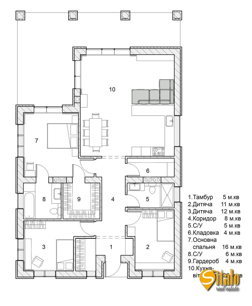 Продажа дома 120 м², 3-я Озерная ул.