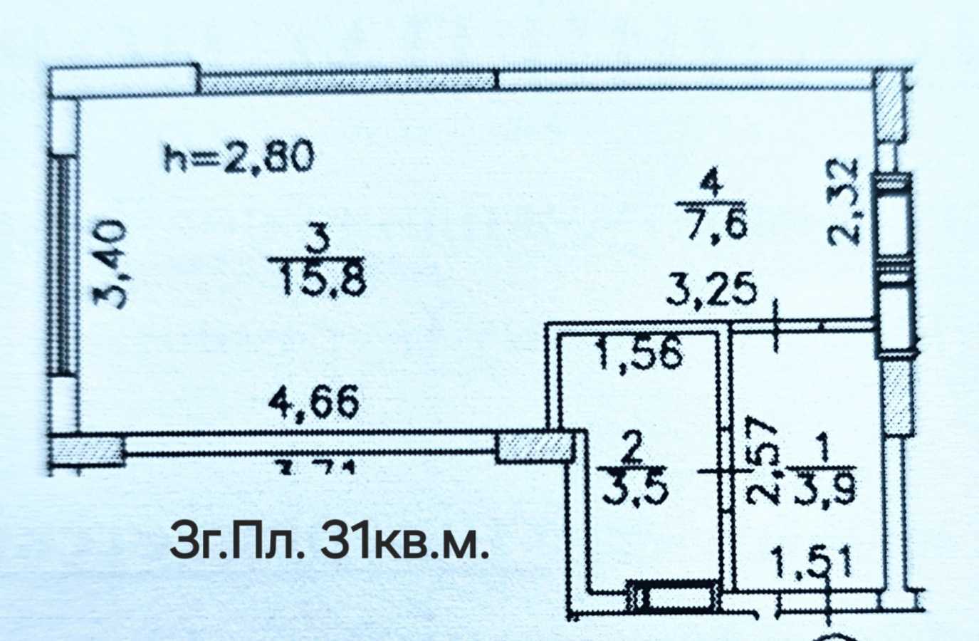 Продажа 1-комнатной квартиры 31 м², Университетская ул., 1г