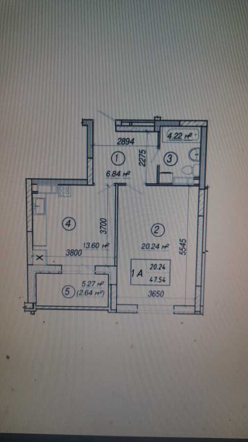 Продажа 1-комнатной квартиры 48 м², Полесская ул.