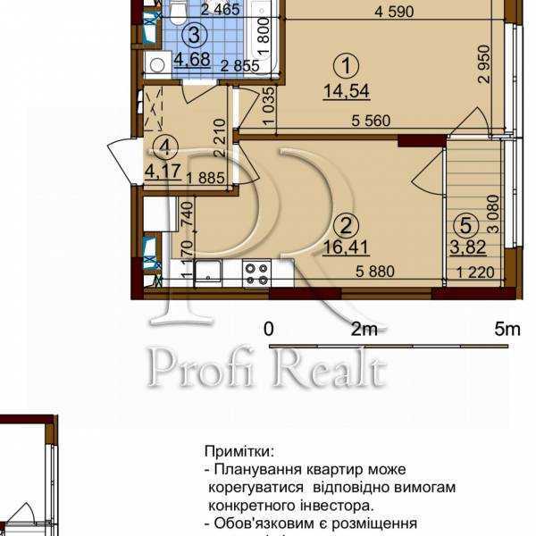 Продажа 1-комнатной квартиры 44 м², Александра Олеся ул., 11