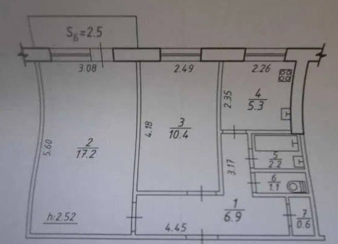 Продаж 2-кімнатної квартири 46.2 м², Металургів вул.