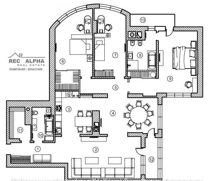 Продаж 4-кімнатної квартири 172.9 м², Генерала Шаповала вул., 2