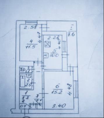 Продажа 2-комнатной квартиры 56.5 м², Харьковская ул.