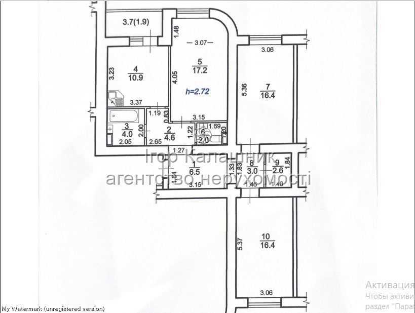 Продажа 3-комнатной квартиры 85 м², Валерия Лобановского ул., 27