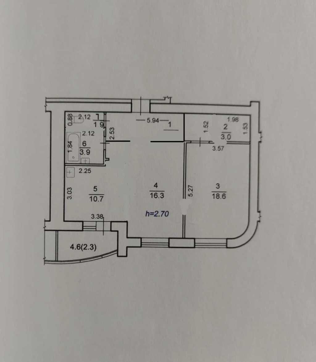 Продаж 2-кімнатної квартири 67 м², Валерія Лобановського вул., 29