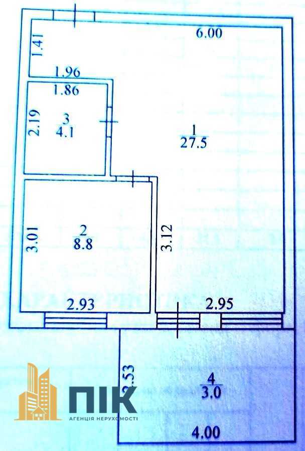 Продаж 1-кімнатної квартири 43 м², Українська вул., 1б/1