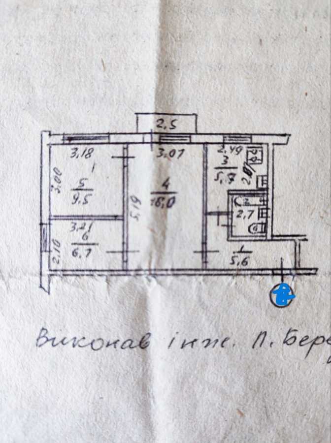 Продаж 3-кімнатної квартири 47 м², Ломоносова вул., 5/2