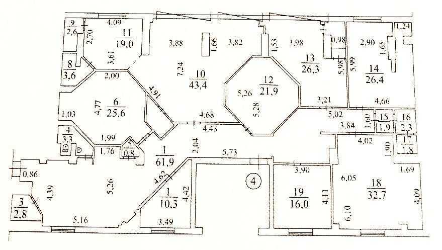 Аренда офиса 305 м², Большая Васильковская ул., 62/64