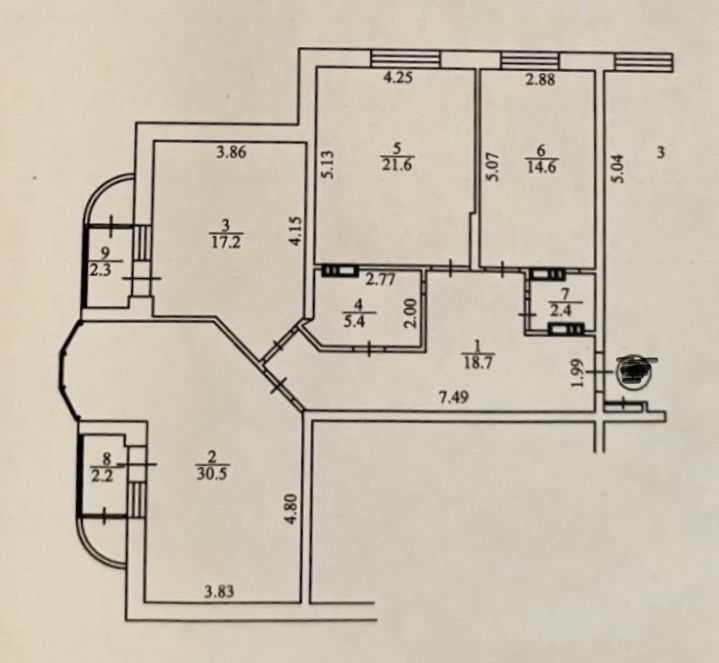 Продажа 3-комнатной квартиры 115.3 м², Лабораторный пер., 6