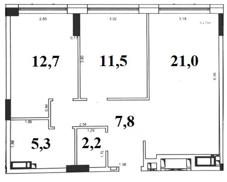 Продаж 2-кімнатної квартири 61 м², Чернігівська вул., 8а