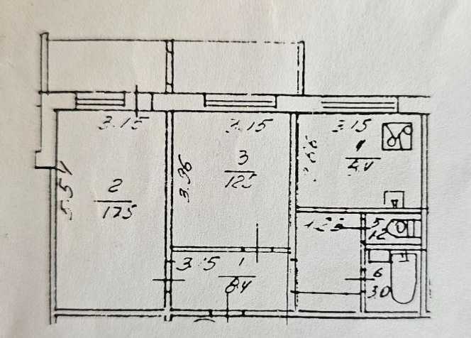 Продаж 2-кімнатної квартири 55 м², Печенізька вул., 34