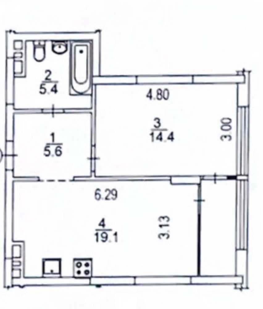 Продажа 1-комнатной квартиры 48.3 м², Александра Олеся ул., 5а