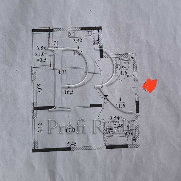 Продажа 2-комнатной квартиры 66 м², Комарова Космонавта, 46В