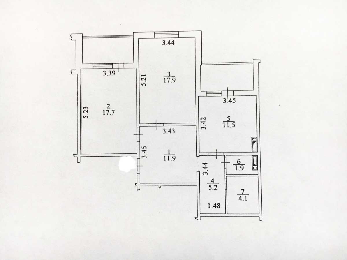 Продаж 2-кімнатної квартири 78 м², Балтійський пров., 1