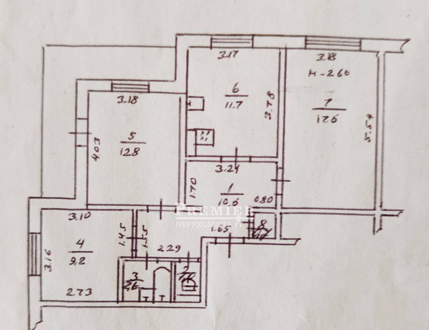 Продажа 3-комнатной квартиры 66 м², Добровольского просп.