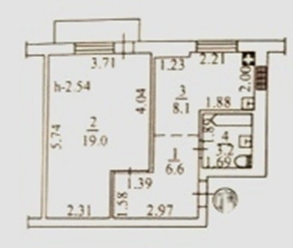 Продаж 1-кімнатної квартири 37 м², Академіка Корольова вул.