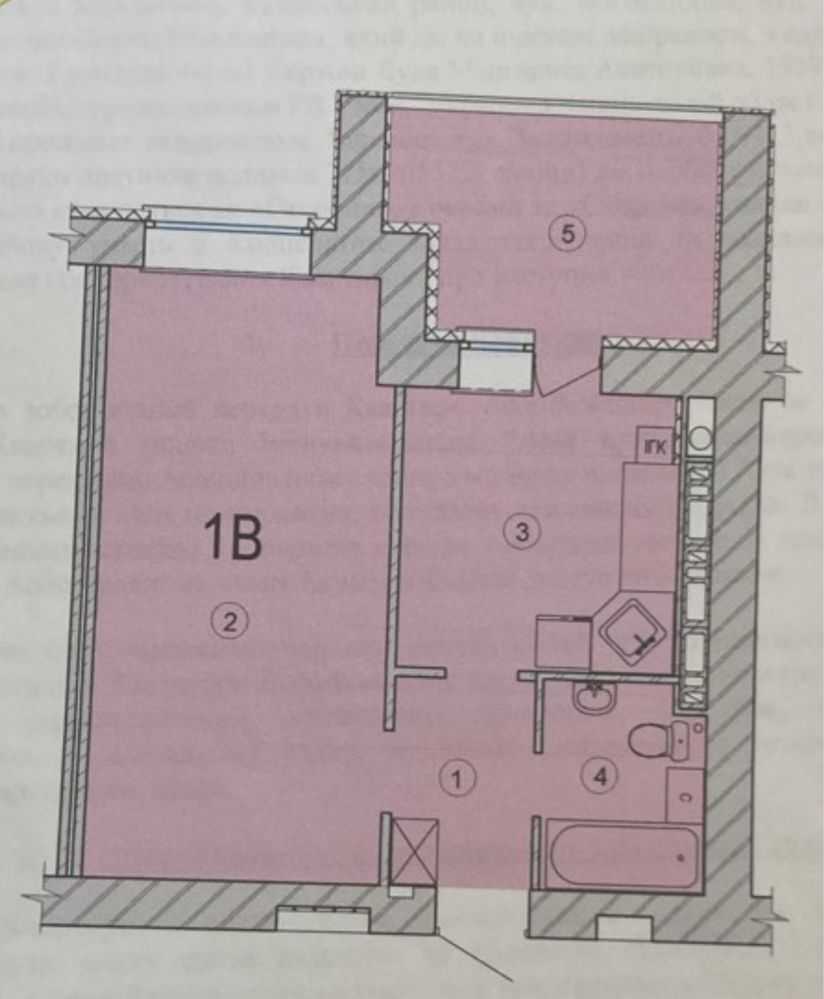 Продаж 1-кімнатної квартири 46 м², Святошинська вул.