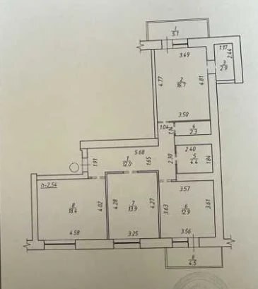 Продажа 3-комнатной квартиры 91.2 м², Михаила Лушпы просп.