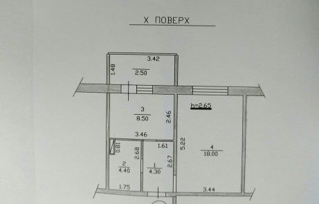 Продажа 1-комнатной квартиры 38 м²