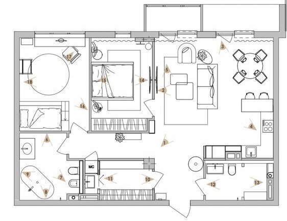 Продаж 2-кімнатної квартири 92 м²