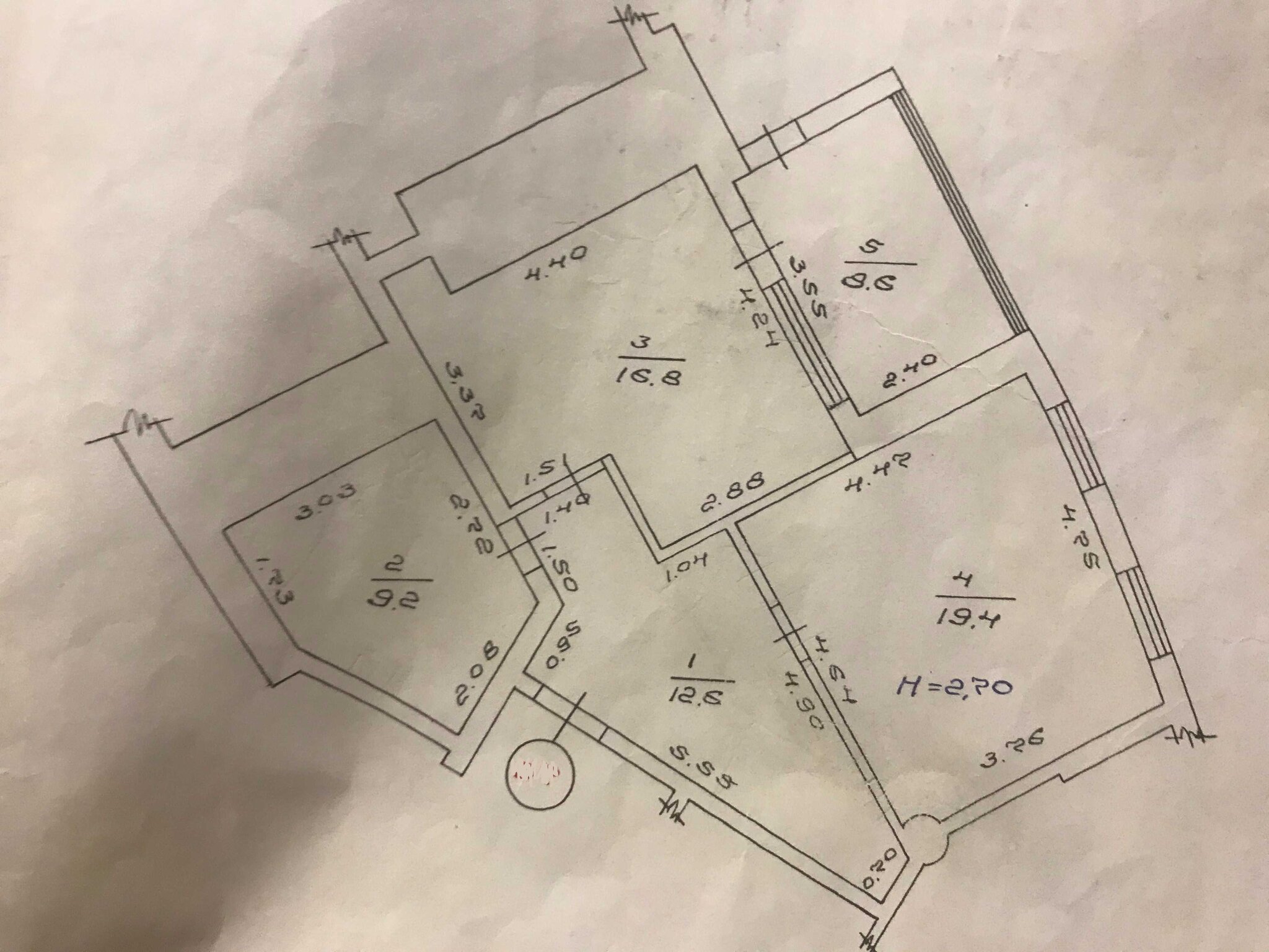 Продажа 1-комнатной квартиры 75 м²