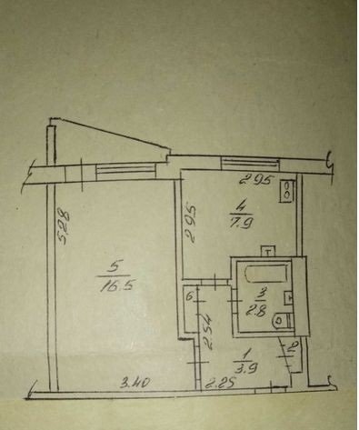 Продажа 1-комнатной квартиры 33 м²