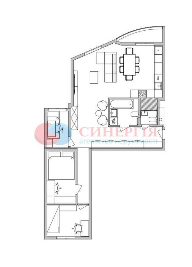 Продаж 4-кімнатної квартири 78 м², Миропільська вул., 39