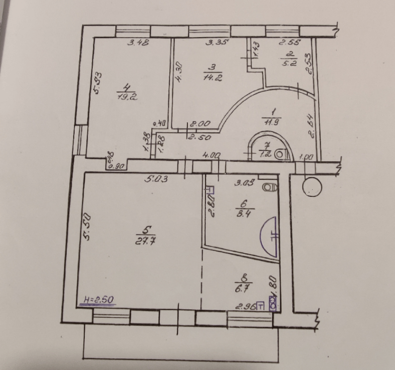 Продажа 3-комнатной квартиры 98 м²