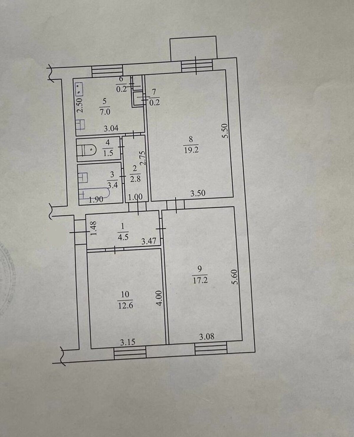 Продаж 3-кімнатної квартири 70 м²