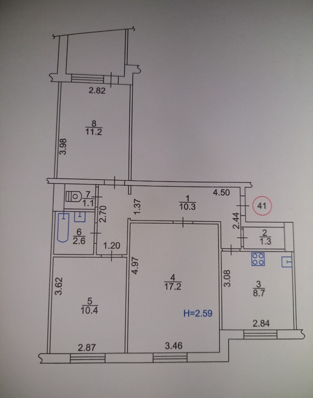 Продаж 3-кімнатної квартири 67 м², Тополь 3 вул., 51 К1