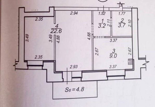 Продаж 2-кімнатної квартири 43.3 м², Луганська вул.