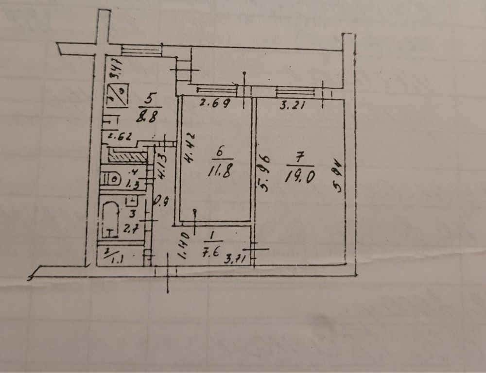 Продажа 2-комнатной квартиры 56 м², Академика Янгеля ул., 8