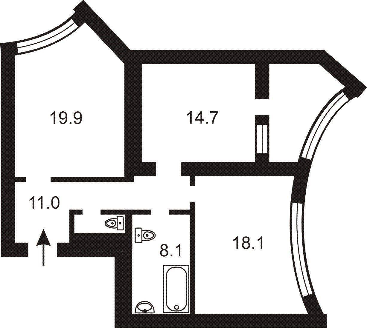 Продаж 2-кімнатної квартири 80 м², Володимира Беца вул., Ивасюка пр., 4-К8