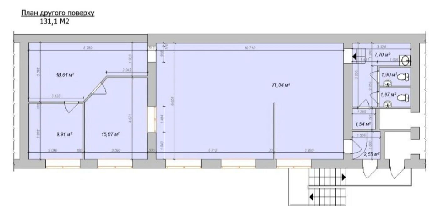 Аренда офиса 131 м², Григория Сковороды ул., 1